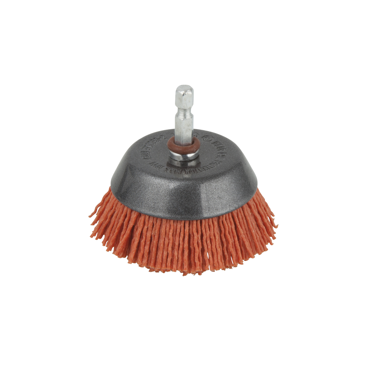 Nylon Wire Cup Brush, aggressive, Ø 65 mm, Hexagon Shank - Product Image