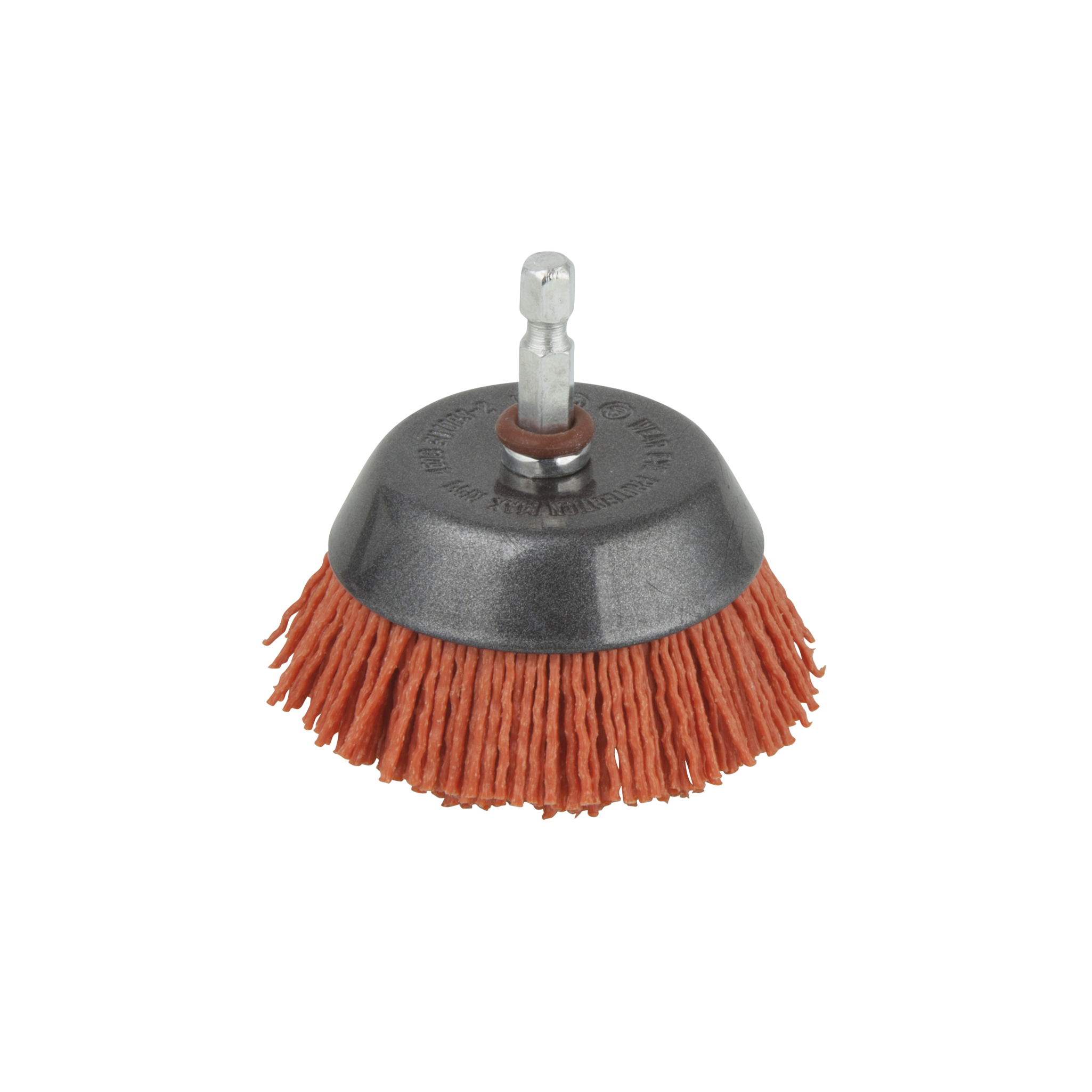Nylon Wire Cup Brush, aggressive, Ø 65 mm, Hexagon Shank - Product Image