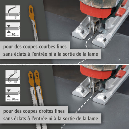 Jigsaw Blade Project Set for Making Furniture, 3 Pcs. - Info 3 French