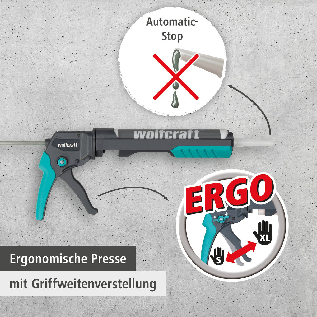 MG 400 Caulking Gun - Info image 02 German