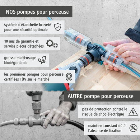 Pompe pour perceuse SOLID - Info Image 1 French