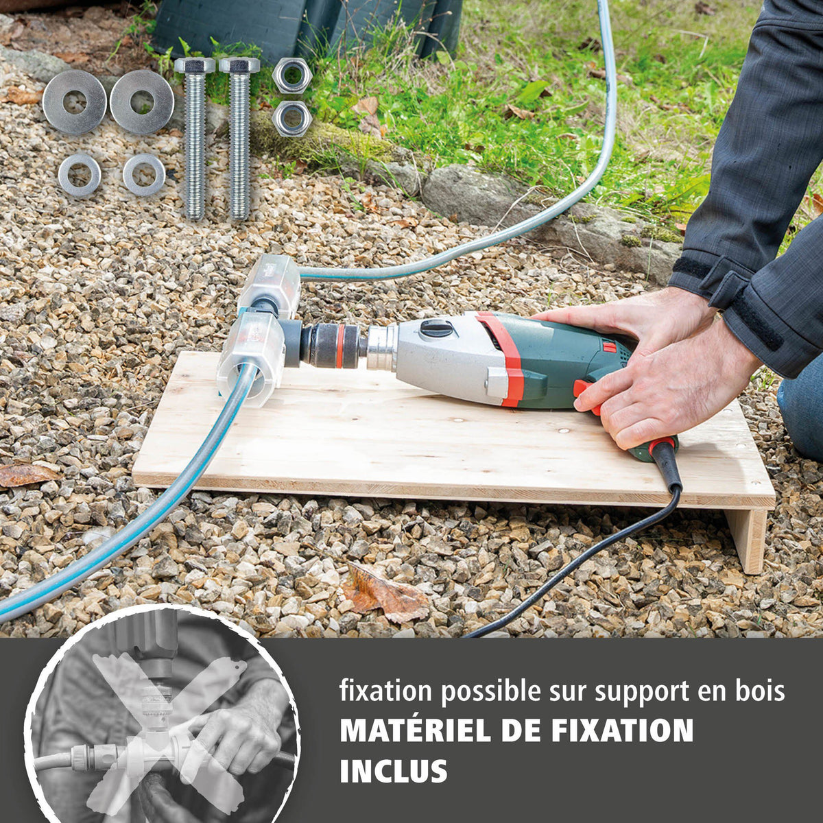 Pompe pour perceuse SOLID - Info Image 3 French