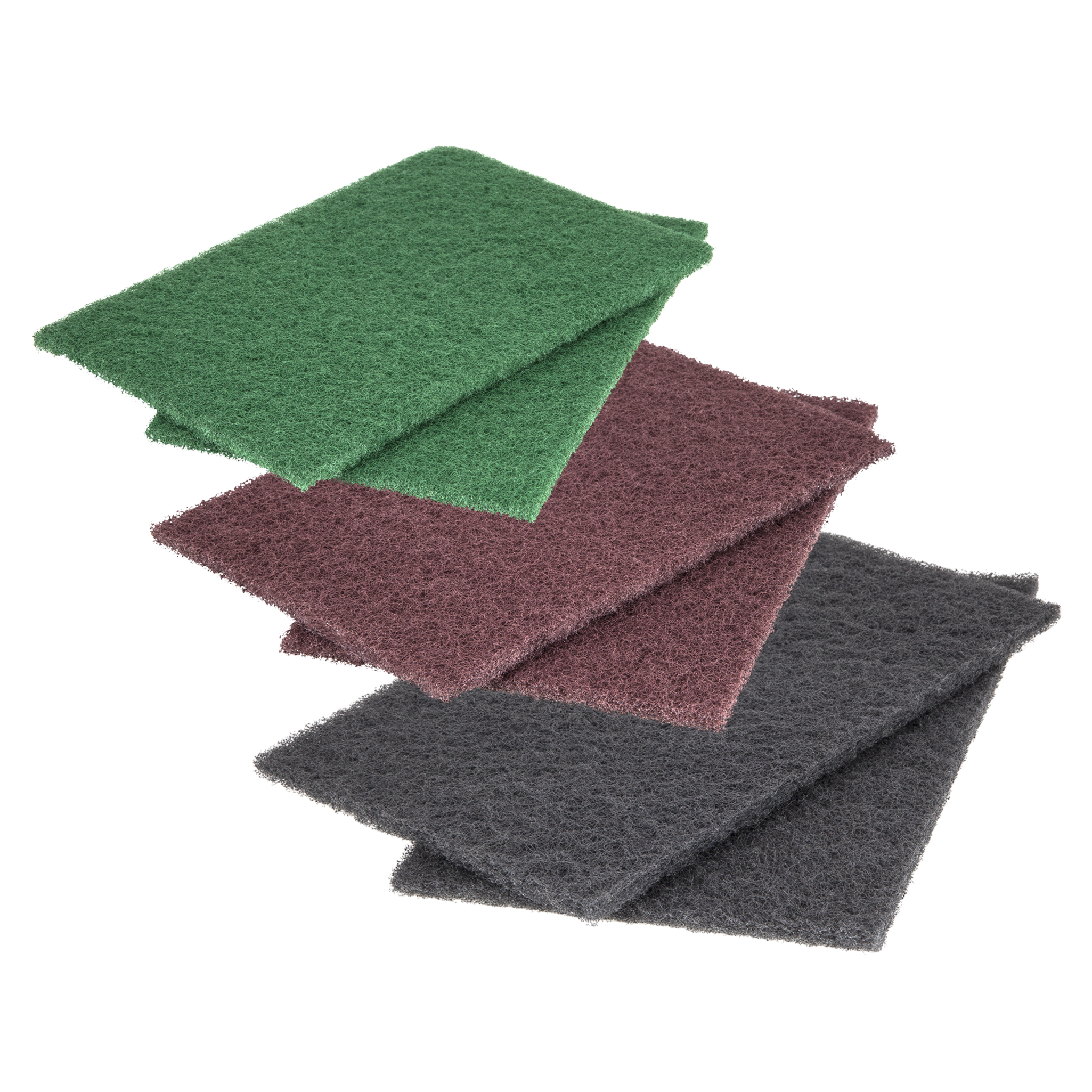 6 Burnishing Pads coarse, medium, fine - Product