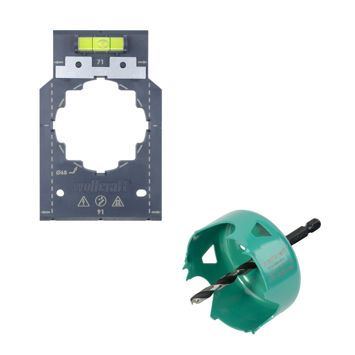 Project Set for Installing Hollow Wall Boxes, Ø 68 mm
