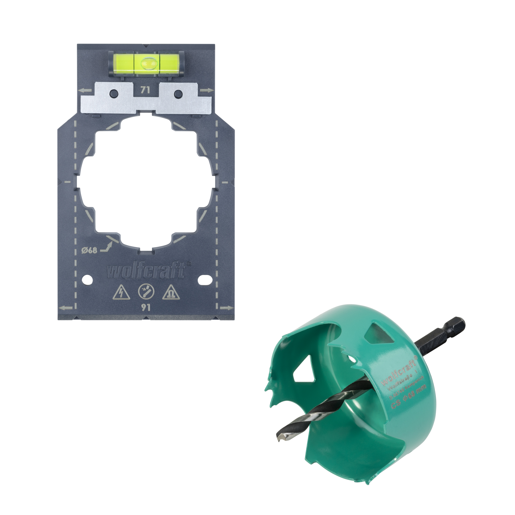 Project Set for Installing Hollow Wall Boxes, Ø 68 mm
