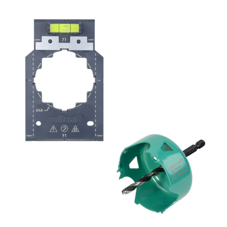 Project Set for Installing Hollow Wall Boxes, Ø 68 mm