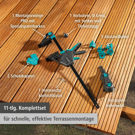 PRO Deck Building Set, 11 pcs.PRO Deck Building Set, 11 pcs. - Info image 01 German
