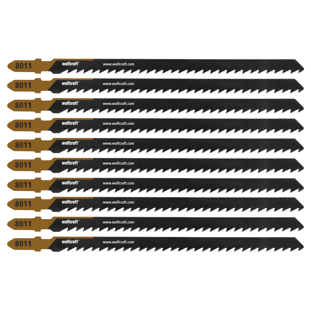10 Jigsaw Blades, Squared Timber, Fast Cuts