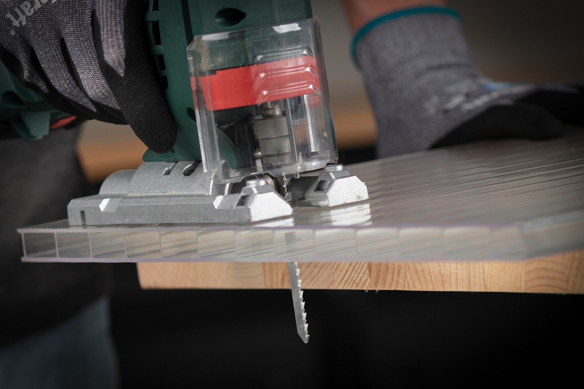 Jigsaw Blade Set, Polycarbonate, Fine Straight and Curved Cuts, 3-Pc.