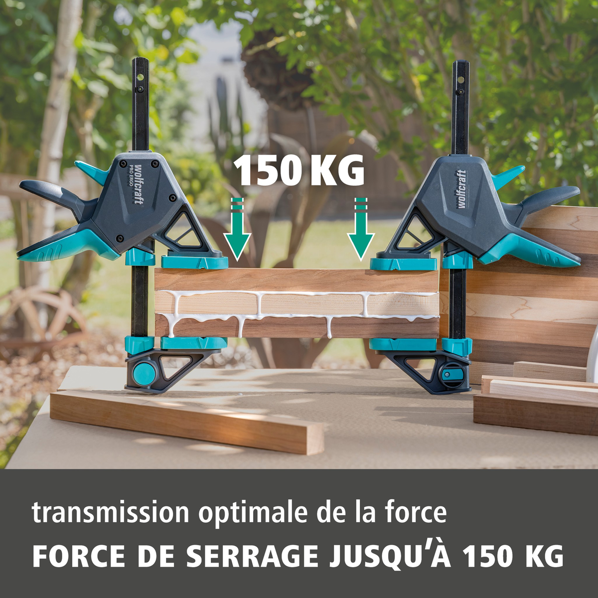 PRO ERGO XL One-Hand Clamp Set, 3 Pcs. - Info Image 7 French