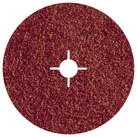 5 Fibre Sanding Discs for metal, Ø 125 mm, grain 100
