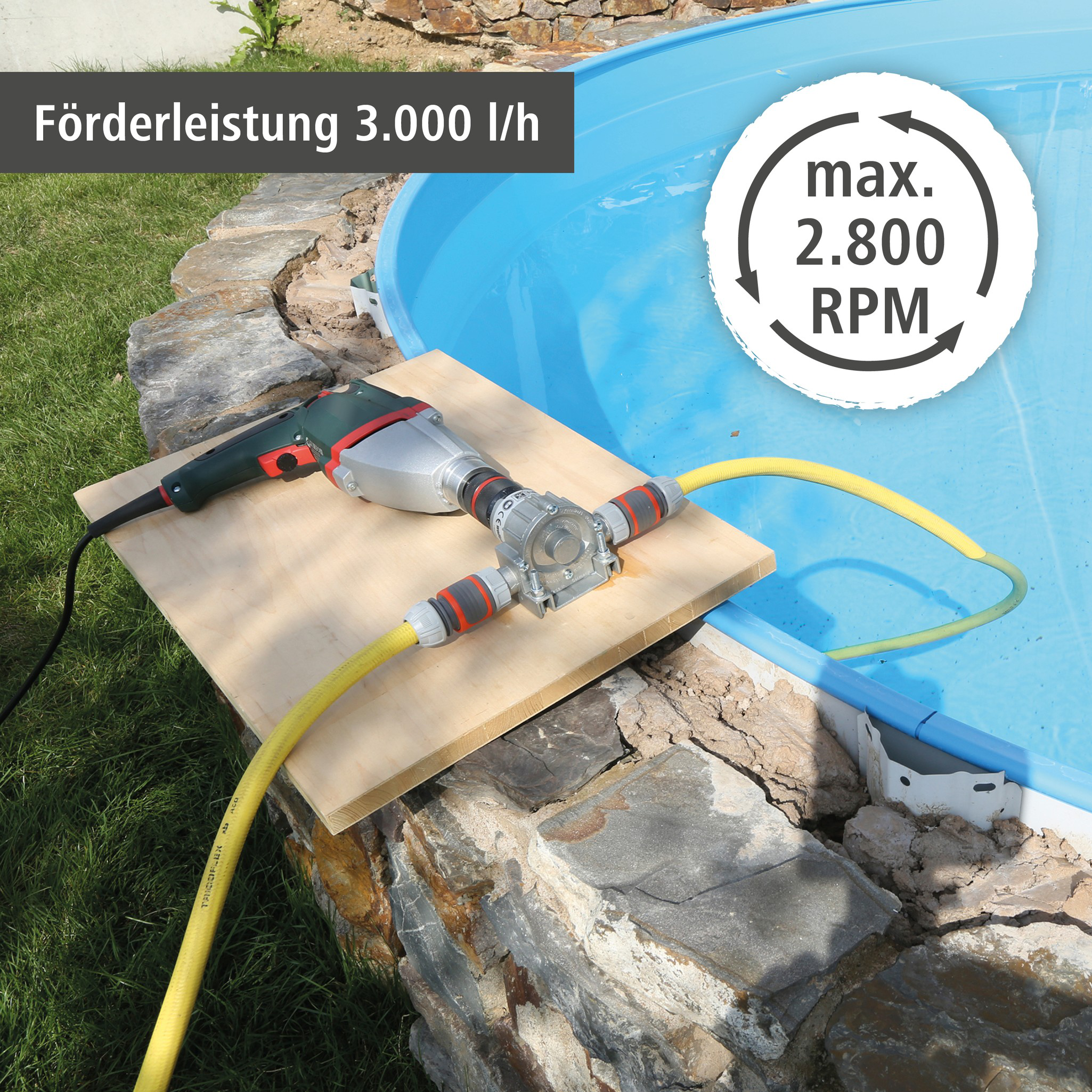 Pump With Metal Casing 3/4" (19 mm)