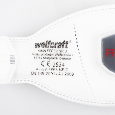 2 Folding Valved Respirators FFP3