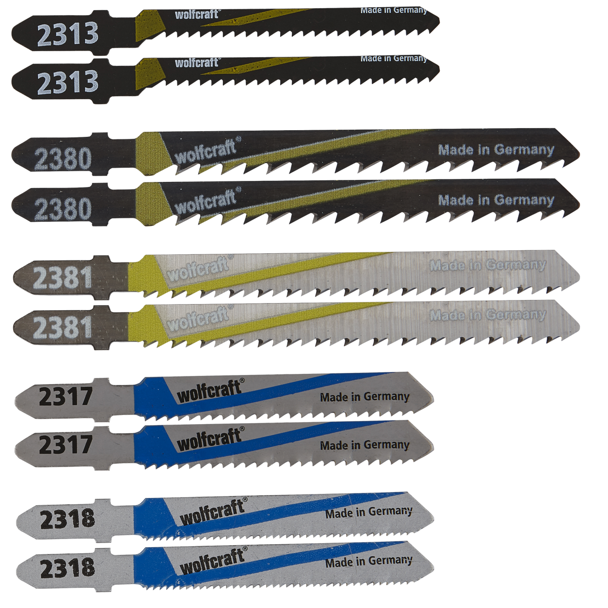 Jigsaw Blade Set 10 Pcs., T-shank - Image 1