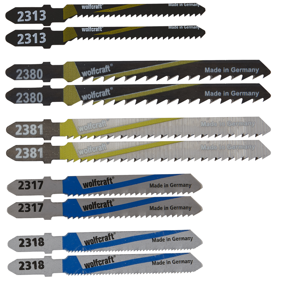 Jigsaw Blade Set 10 Pcs., T-shank - Image 1