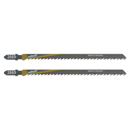 2 x HCS Jigsaw Blade, T-Shank, Wood, Rough Cut
