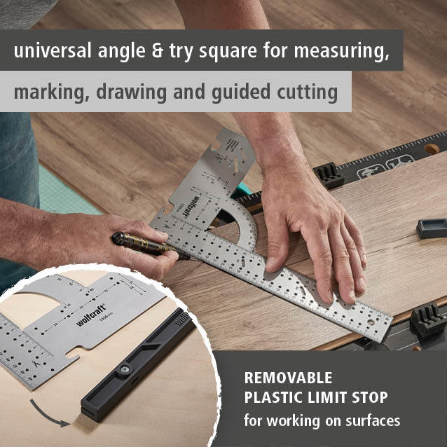 Universal Angle & Try Square, 300 mm (en)