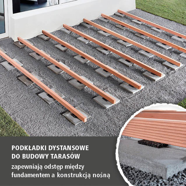 20 Support Pads for Deck Building (pl)