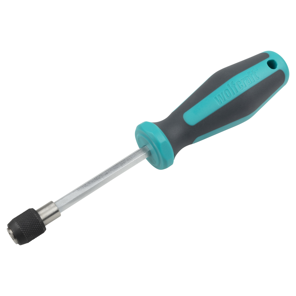 Hand Screwdriver With Bit Socket, Long - Image 1
