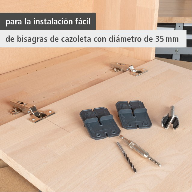 Hinge hole set, Ø 35 mm, 5 pcs. (es)