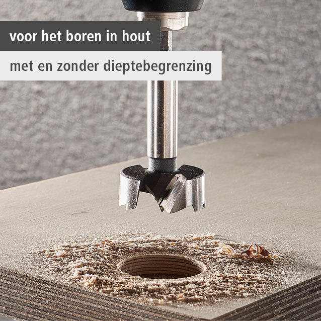 Forstner Drill Bit, Hexagon Shank, Ø 35 mm (nl)