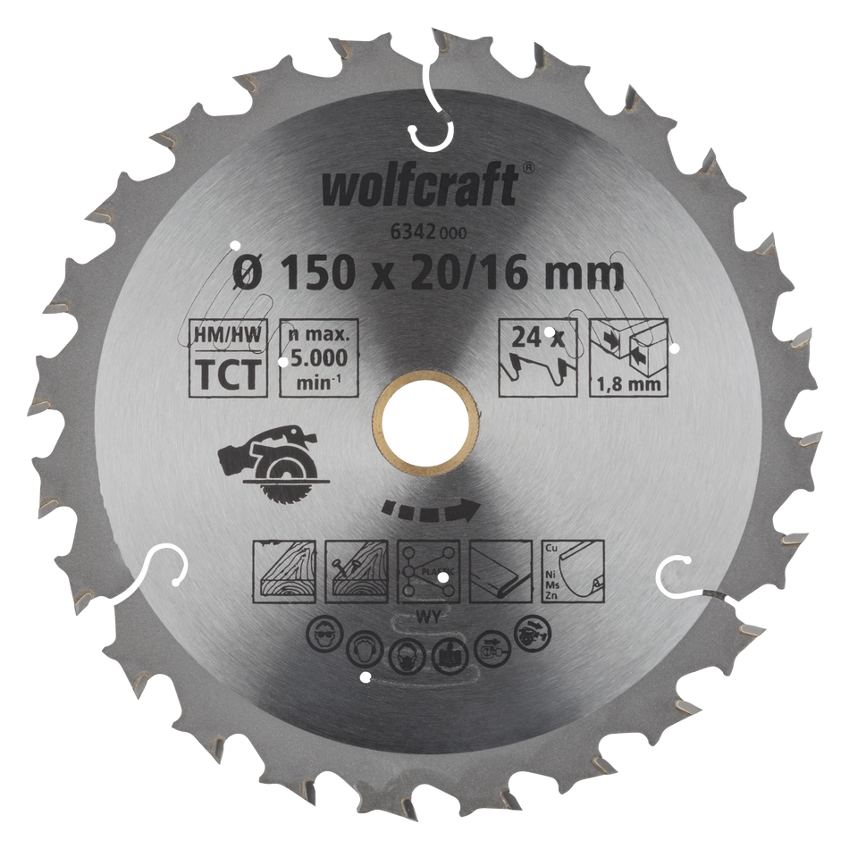 Circular Saw Blades for Cordless Circular Hand Saws, purple series (fast, medium-coarse cuts) - Image 1