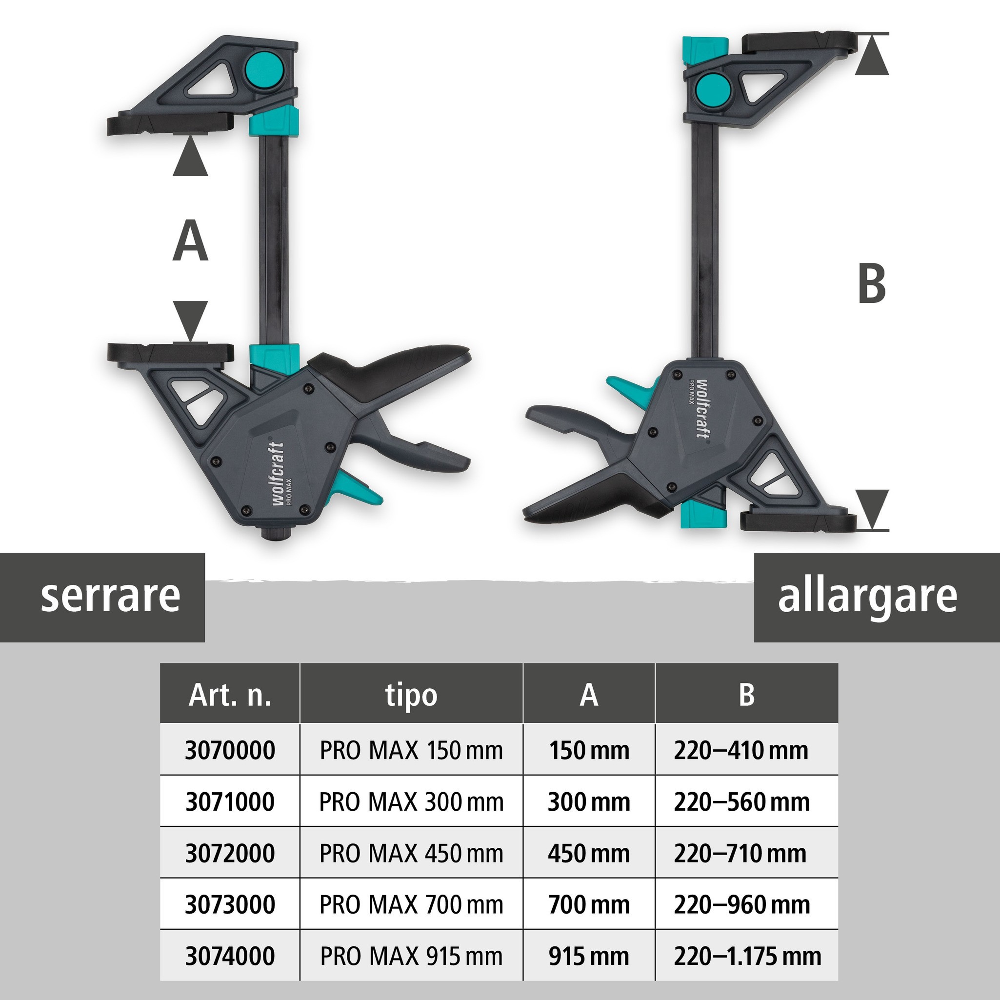 PRO MAX One-Hand Clamp (it)