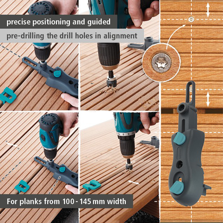 Deck Flooring Drilling Set, 3 pcs. (en)