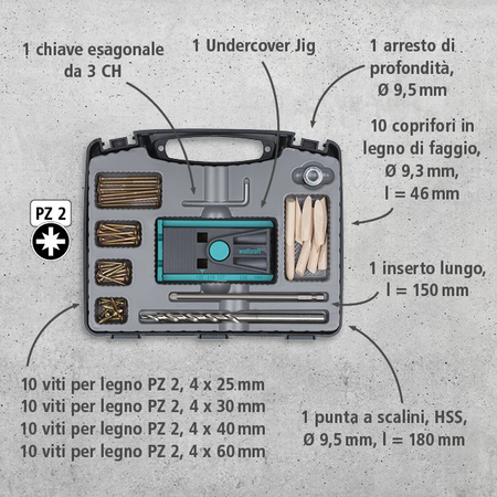 Undercover Jig Set PZ, 55 pcs. (it)