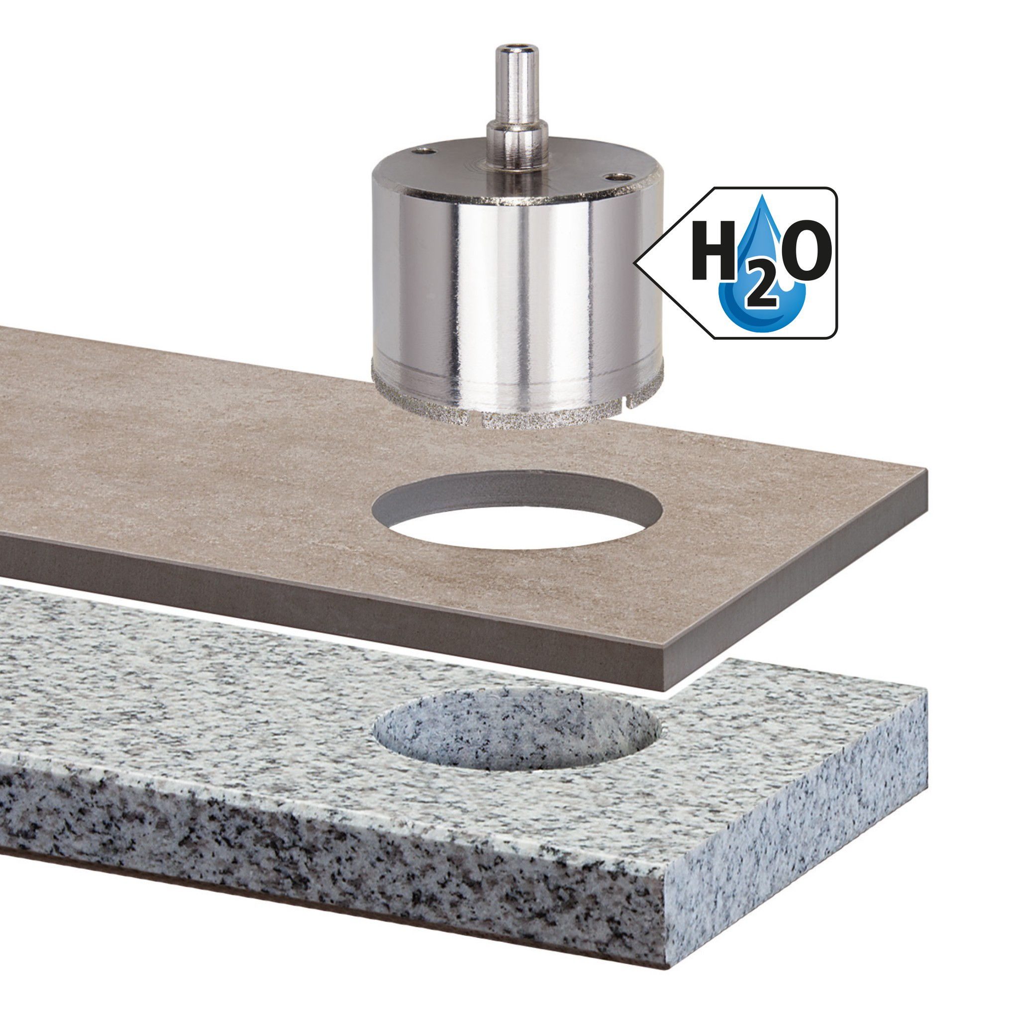 “Ceramic” Diamond Coated Annular Bit, Ø35mm