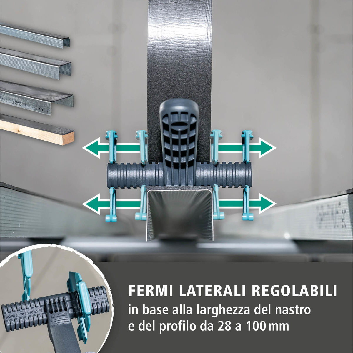 Drywall Installation Aid for Sealing Tapes (it)