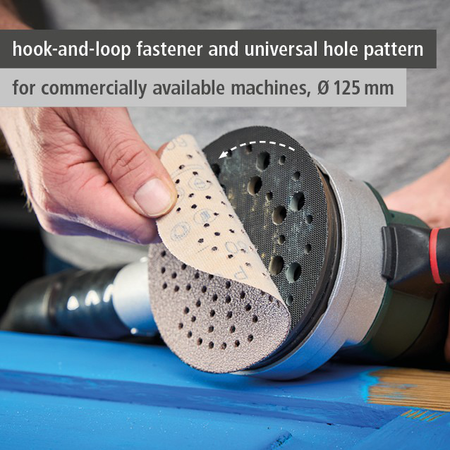 Multi-Hole Sanding Discs for Eccentric Sanders, Ø 125 mm (en)