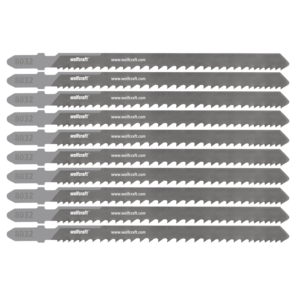 10 Jigsaw Blades, Wood with Embedded Material, Fast Cuts