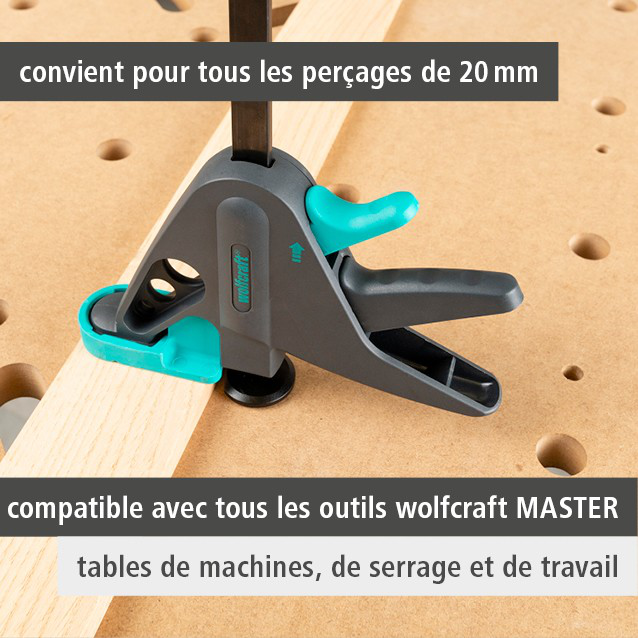 PRO 65-150-W Work Table Clamp