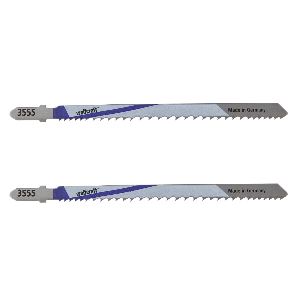 2 BIM Jigsaw Blades; T-shank; metal, wood, plastic; rough cut