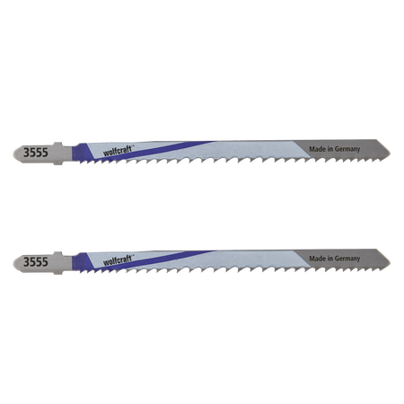 2 BIM Jigsaw Blades; T-shank; metal, wood, plastic; rough cut