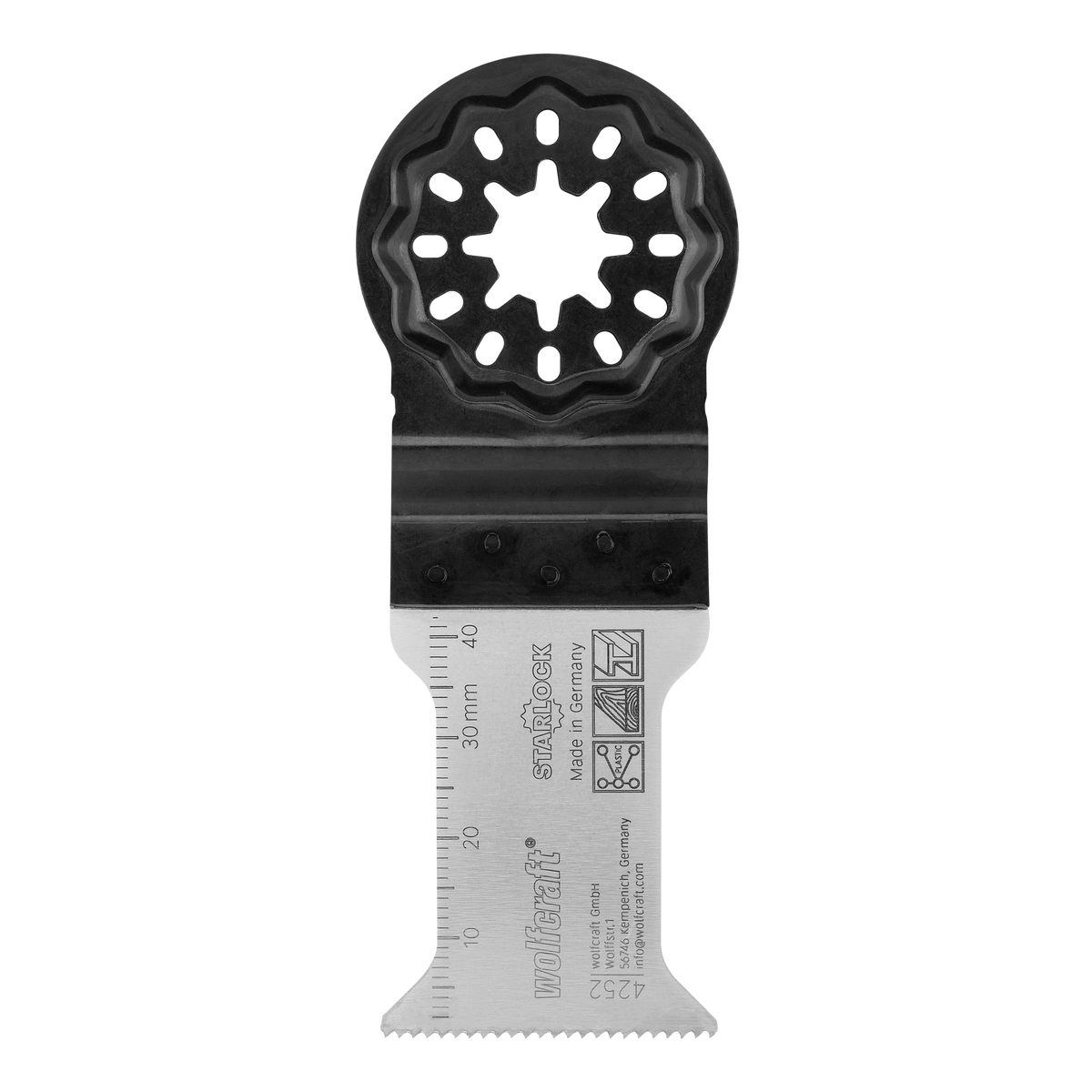 BIM Pushcut Saw Blade “Expert”, STARLOCK receptacle, plastic, plasterboard, wood with nails, 35 mm