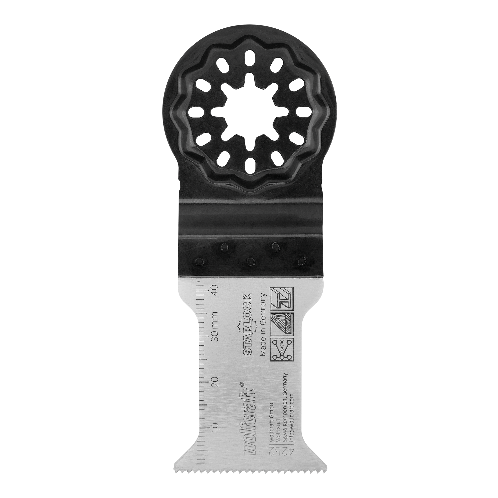 BIM Pushcut Saw Blade “Expert”, STARLOCK receptacle, plastic, plasterboard, wood with nails, 35 mm