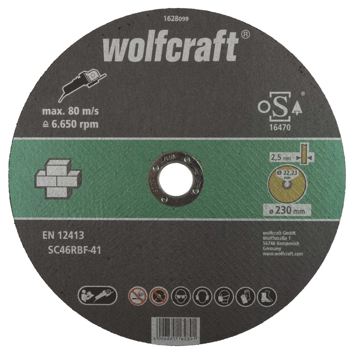 Cutting Disc for Stone, Ø 230 mm