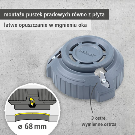 Deburrer for Plasterboard, Ø 68 mm (pl)