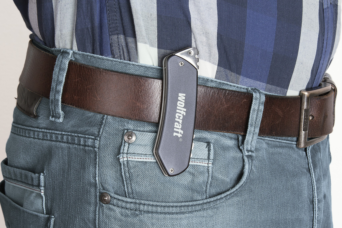 Aluminium Leisure Knife with Retractable Blade