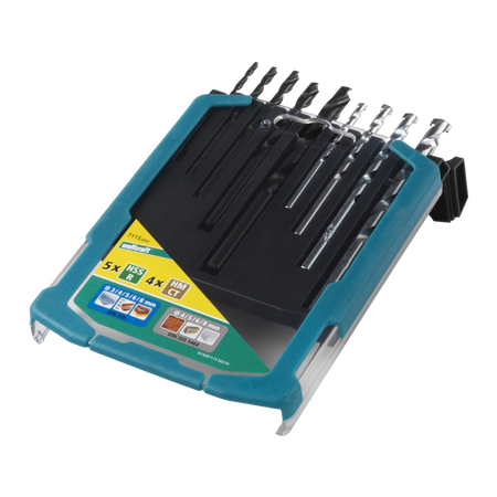Drill Bit Set 9 Pcs. for metal/stone