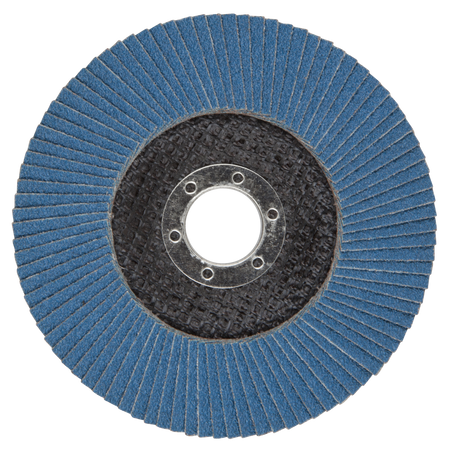 Lamellar Flap Disc for metal, zircon corundum, Ø 125 mm, grain 80