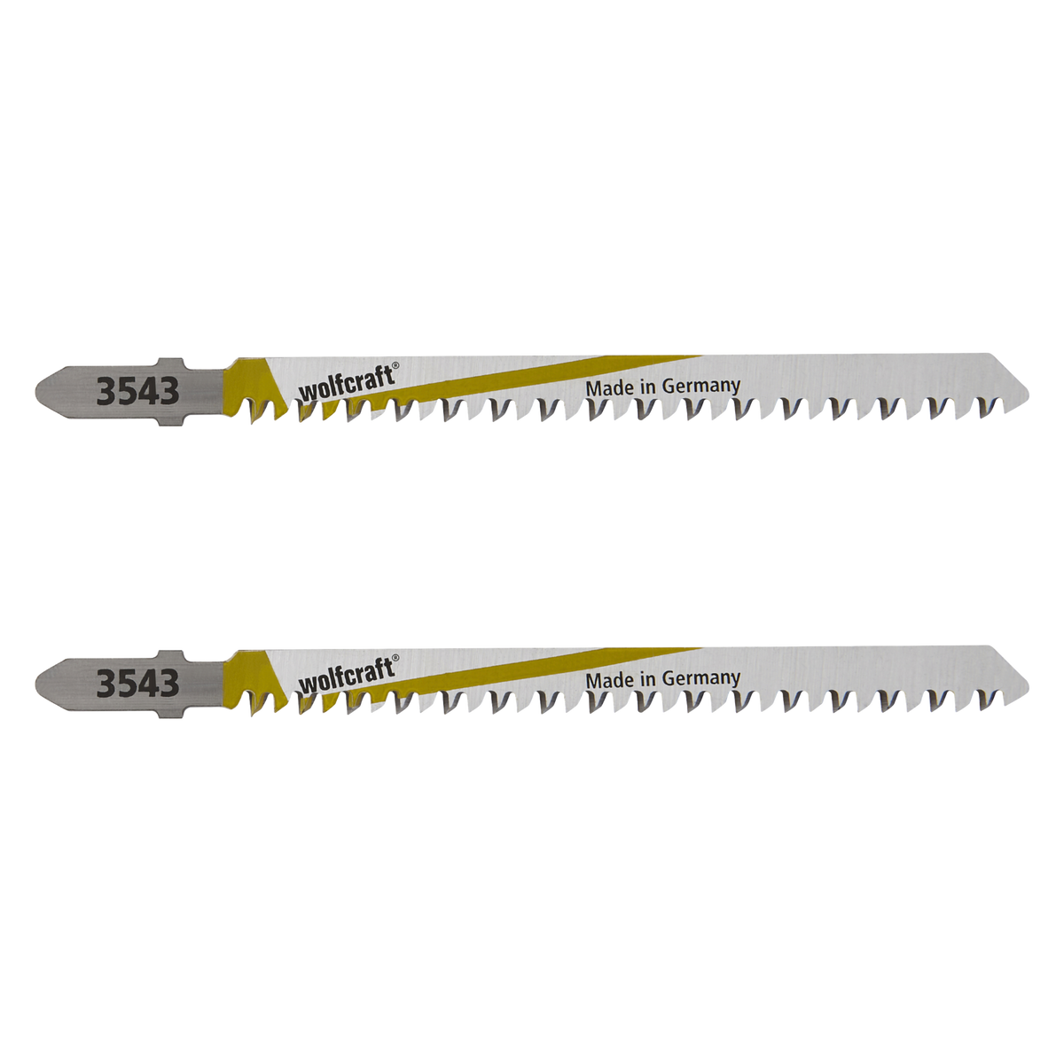 2 HCS Jigsaw Blades, T-shank, wood, clean cut