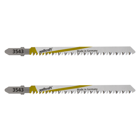 2 HCS Jigsaw Blades, T-shank, wood, clean cut