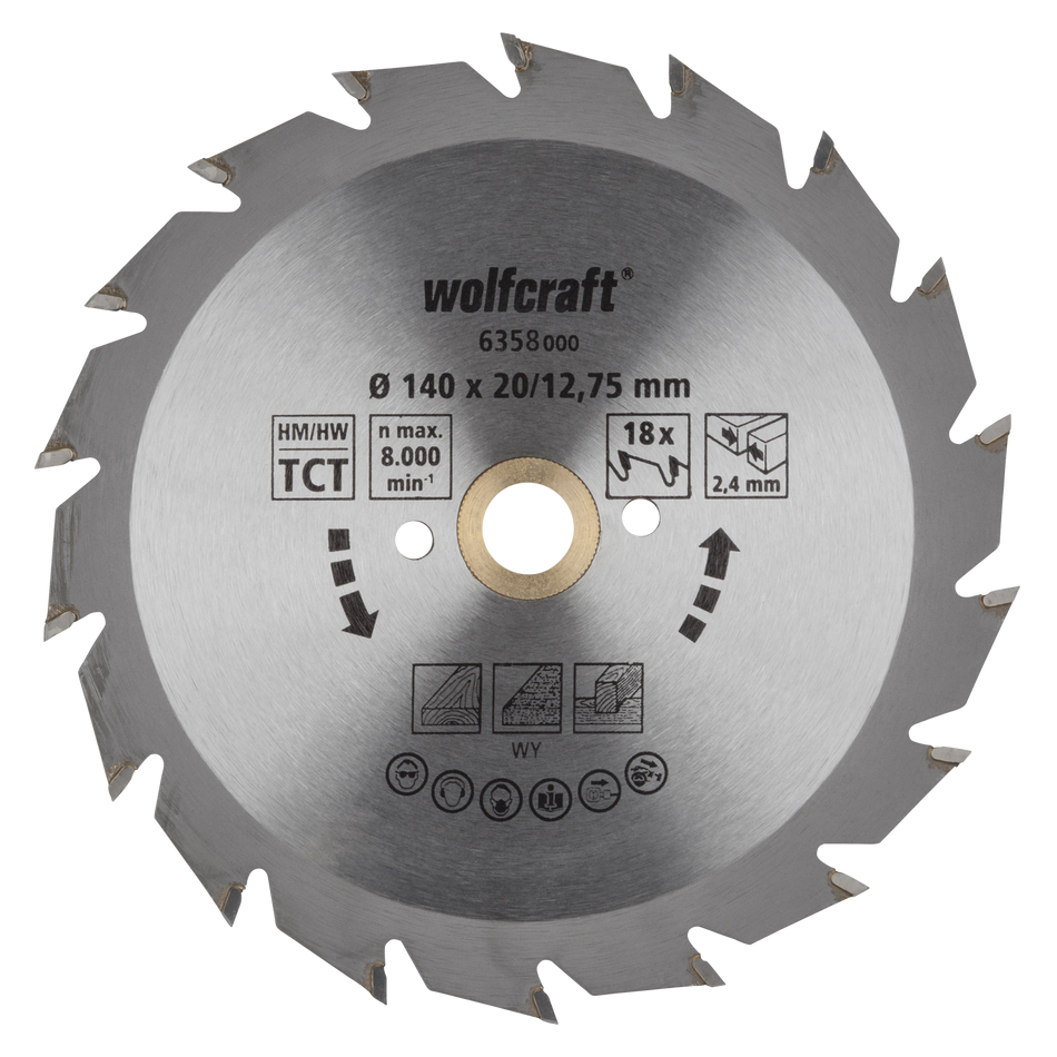 Circular Hand Saw Blades, green series (fast, medium-coarse cuts) - Image 1