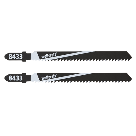 2 HCS Jigsaw Blades, T-shank, softwood
