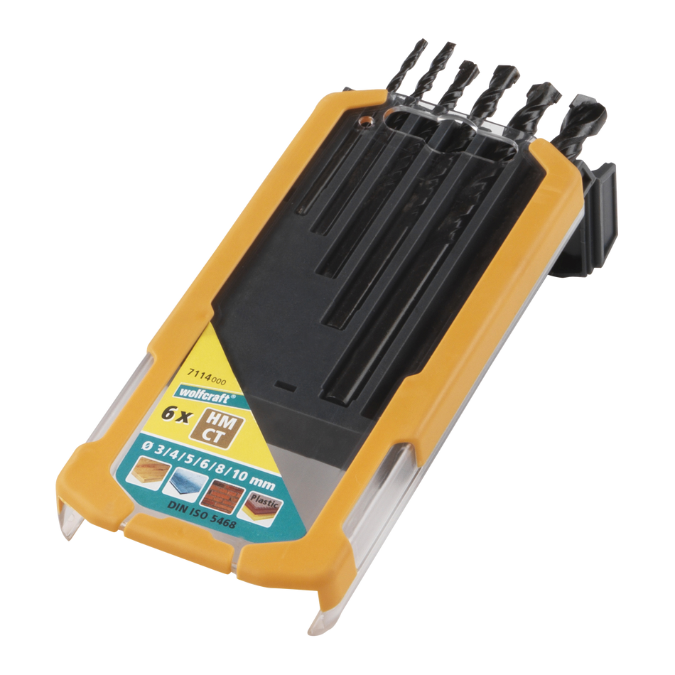 Universal Drill Bit Set, Tungsten Carbide Tipped - Image 1