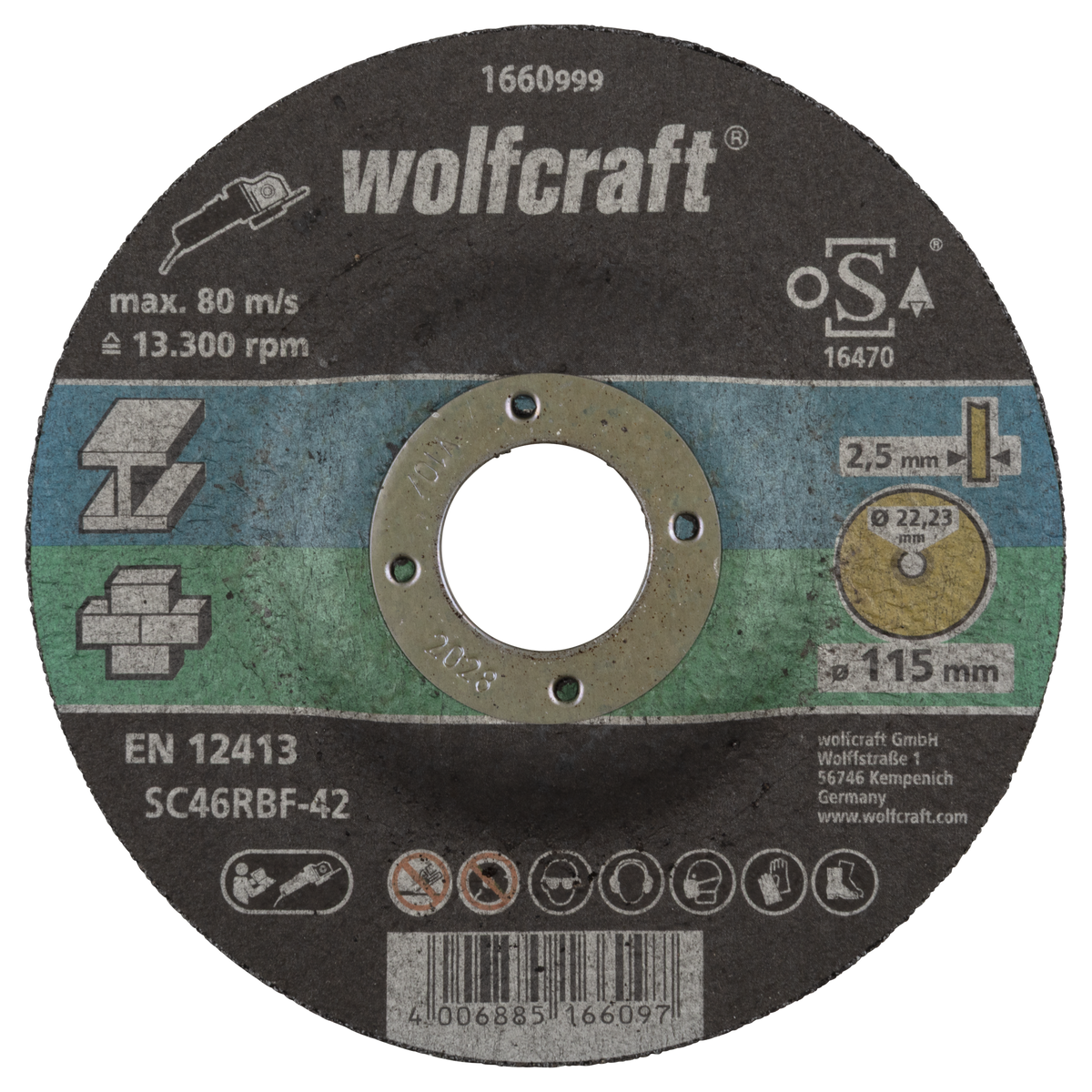 Universal Cutting Disc for Stone and Metal