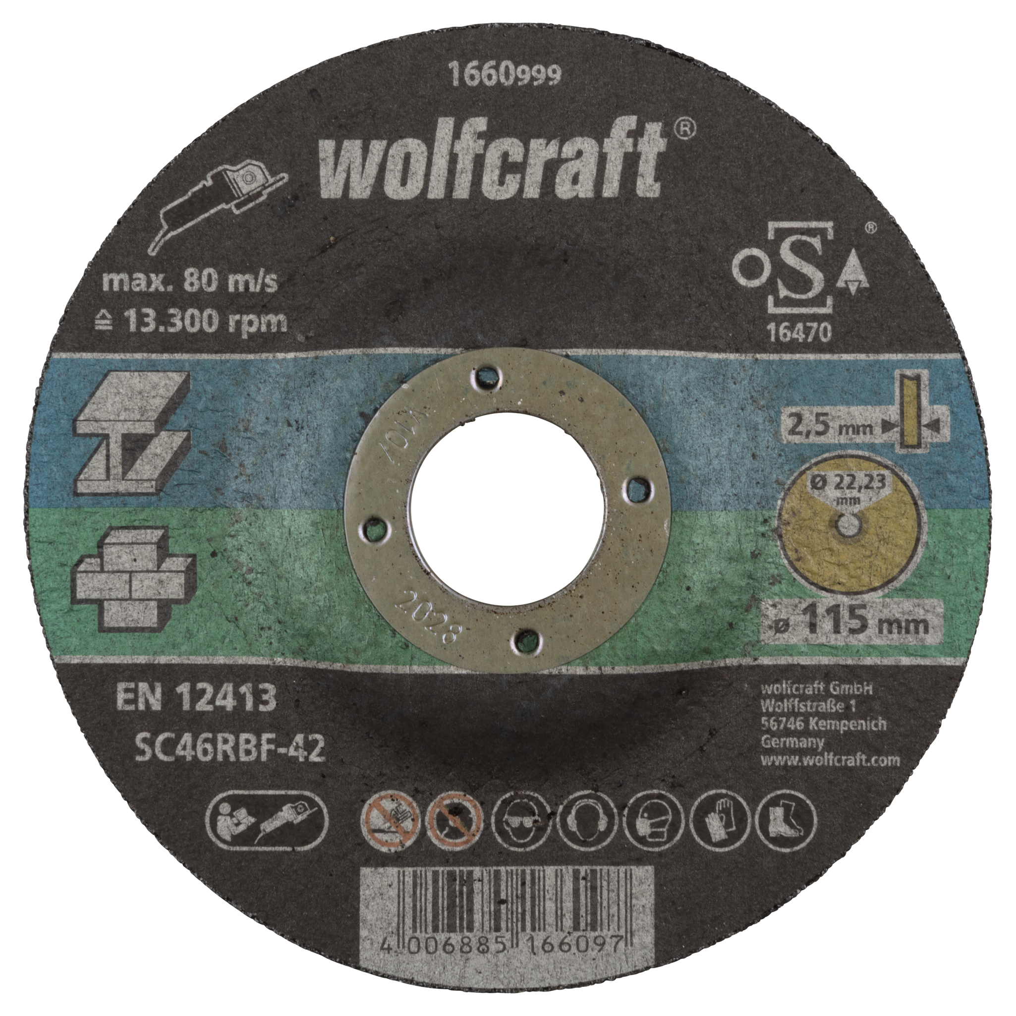 Universal Cutting Disc for Stone and Metal